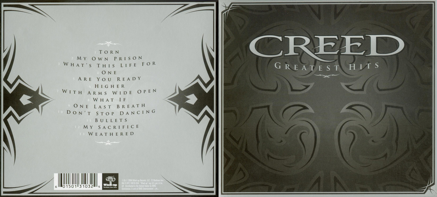 Creed  Greatest Hits  front inside